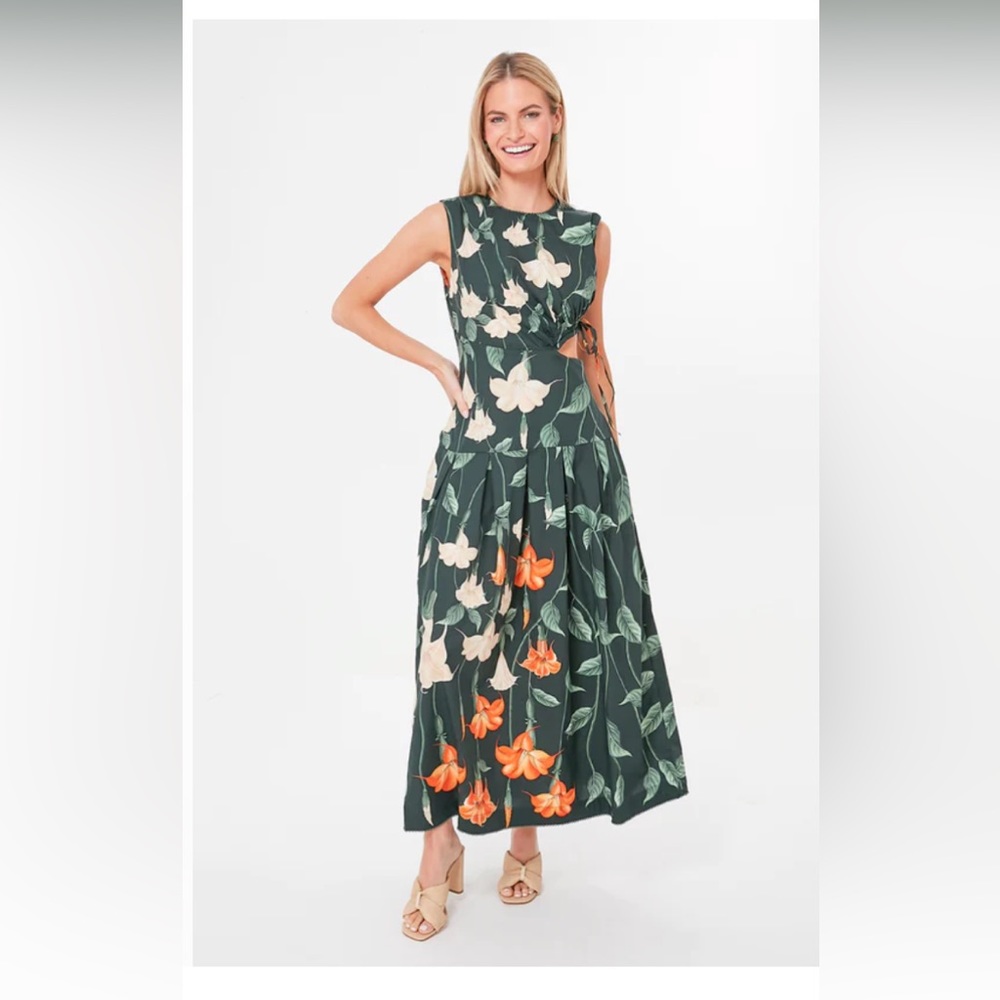 Agua by Agua Bendita Sabanero Nocturno Otono Midi Dress